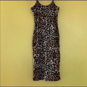 F21 Cheetah Bodycon Dress